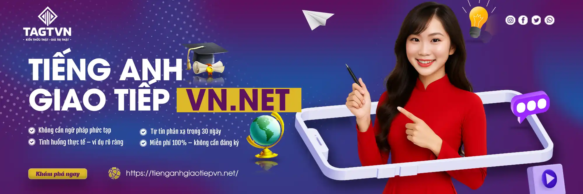 banner tiếng anh giao tiếp 3